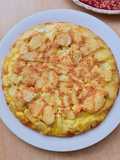 Tortilla de papas no fritas (más rápida, más saludable y menos calórica)