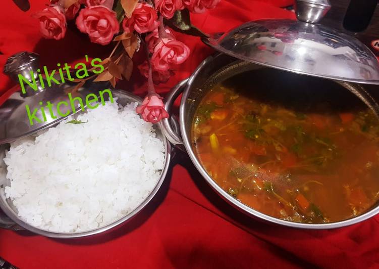 How Long Does it Take to Basic South Indian Rasam🍅🧄🌶️🌶️🍛💞