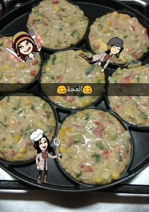 صورة لوصفة عجة (مشاط)