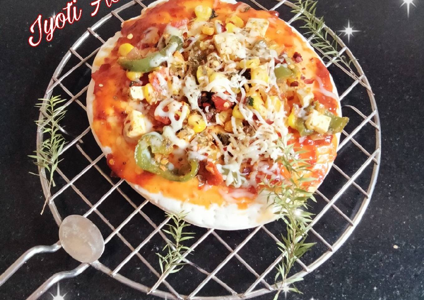 Instant party pizza