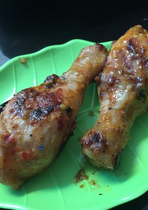 Foto resep Ayam bakar bumbu padang