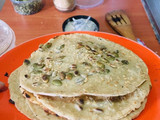 Panqueques de avena, con semillas