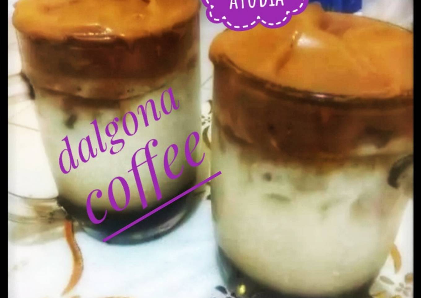 Coffee dalgona