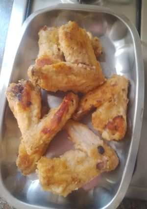 Una foto de Alitas rebozadas