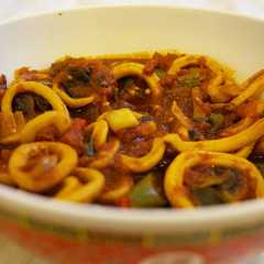 รูปของ Cumi Jamur Asam Pedas (Sour and Spicy Squid Mushroom)