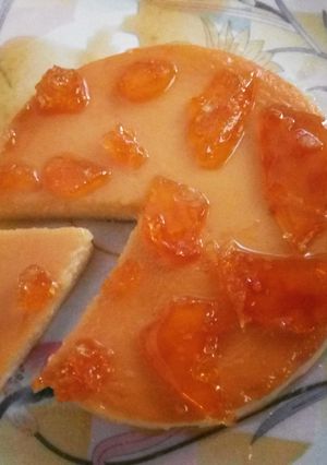 A picture of Caramel custard pudding.