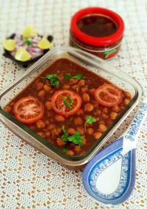 A picture of Punjabi Chole.