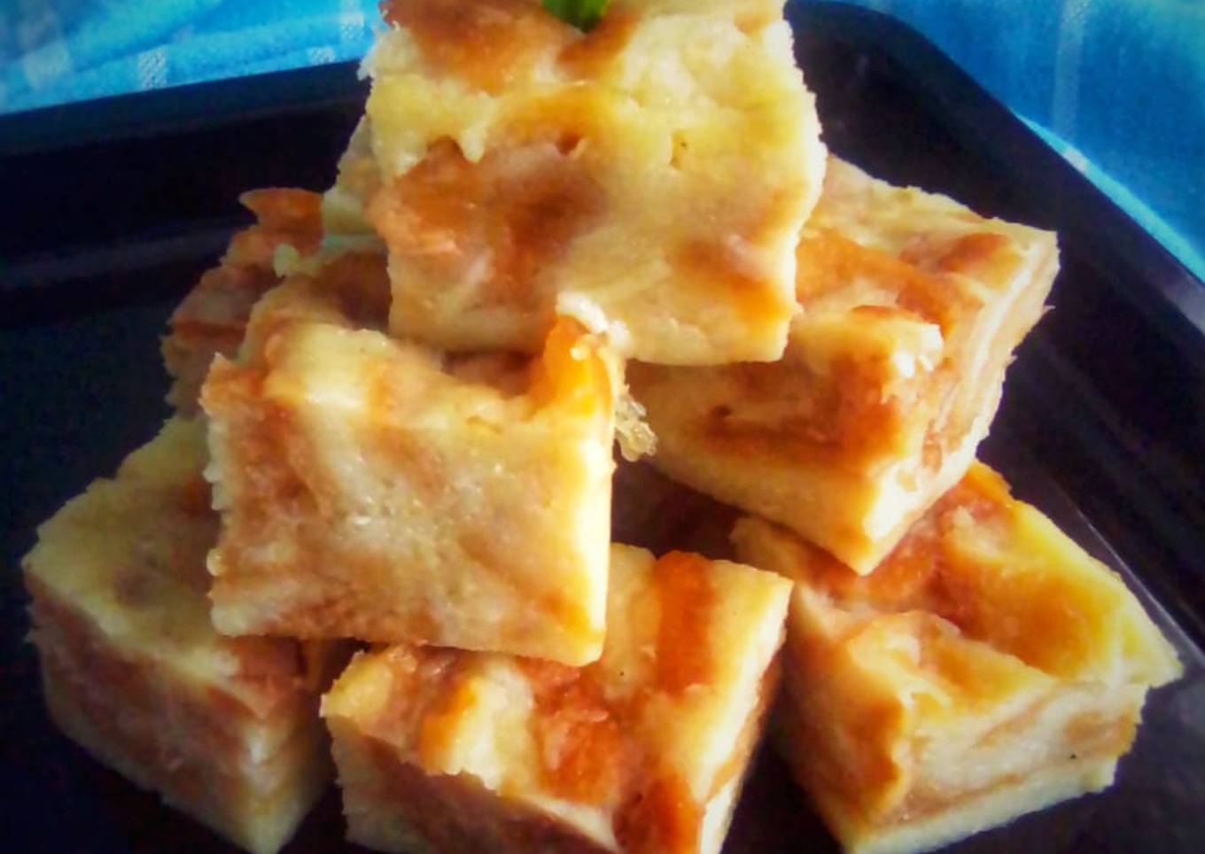 Puding Stup Roti Kukus