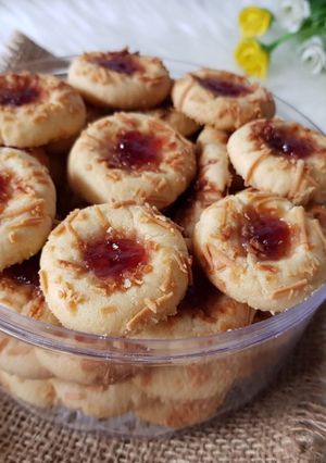 Foto resep Strawberry thumbprint