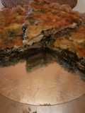 Tarta de verdeo y champignons