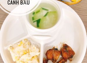 Hình của món Ếch chiên mắm.