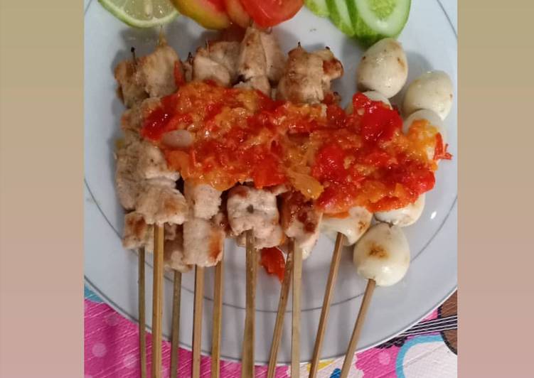 Resep Sate taichan goreng Seuhah yang Enak