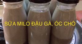 Hình ảnh món Sữa milo phiên bản sữa hạt