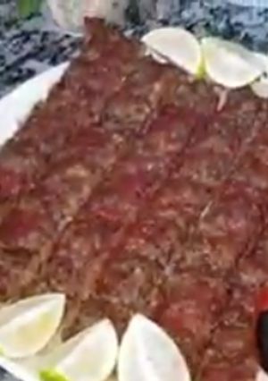 صورة لوصفة كباب 😋شوي عيني 😂يم يم