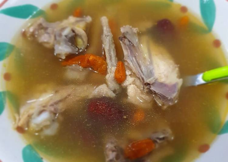 Cara meracik Sup ayam kici/ kuah vitamin yang enak