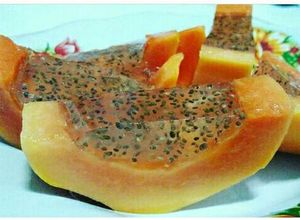 Foto resep Puding buah paya #cemilansehat