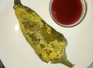 Una foto de CAIGUA🥒rellena con Arroz 4 Carnes (pepino de agua)...!🥰
