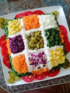 عکسی از دستور سالاد الویه