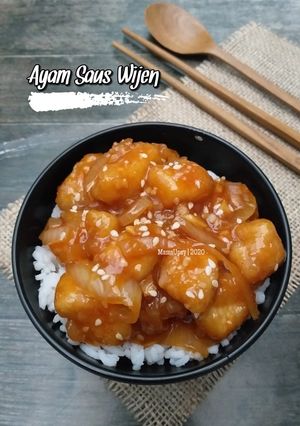 Foto resep Ayam Saus Wijen