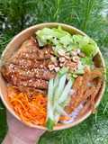 Vegan Grilled Rib Noodle Bowl