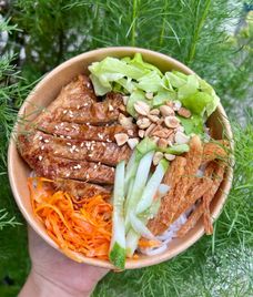 bún sườn non chay