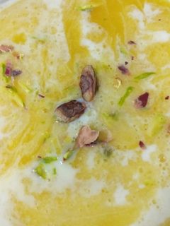 क्रीम चीज़ मैंगो (cream cheese mango recipe in Hindi) रेसिपी मुख्य फोटो