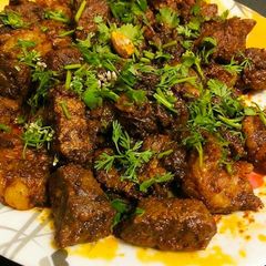 Mutton Masala (Dry) (Boneless) A picture of Mutton Masala (Dry) (Boneless).