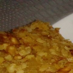 A picture of Pumpkin coco barfi.