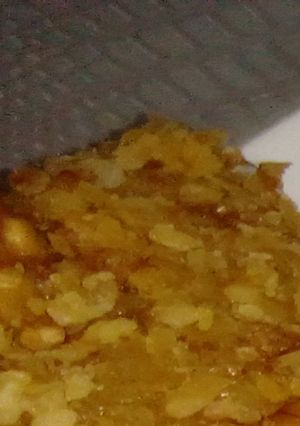 A picture of Pumpkin coco barfi.