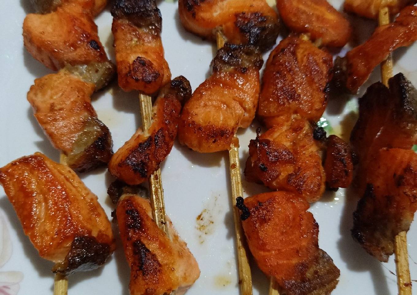 Salmon Skewer DaMuDza