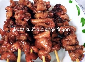 Foto resep Sate kulit ayam bumbu bacem (ala ala angkringan)