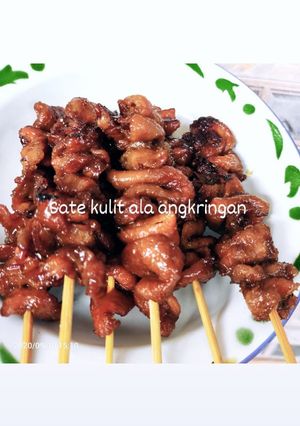 Foto resep Sate kulit ayam bumbu bacem (ala ala angkringan)