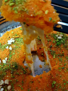 صورة لوصفة الكنافة بالجبنة