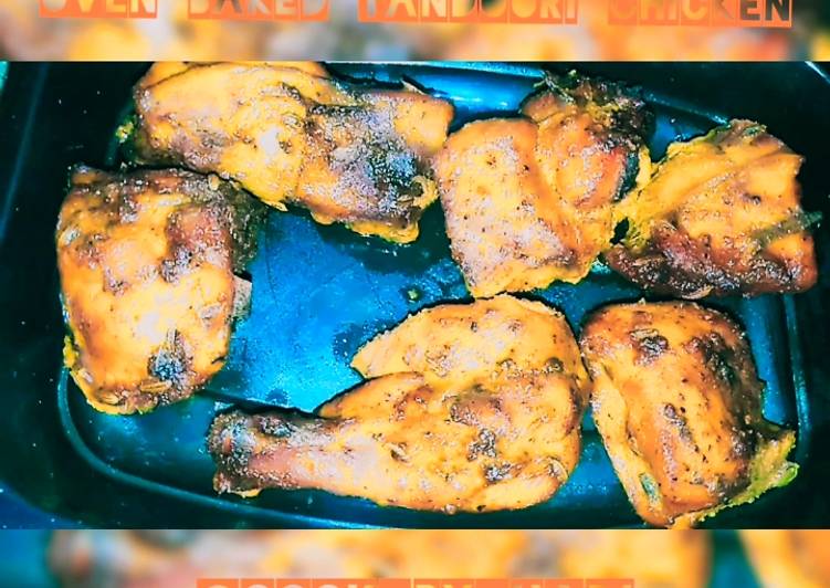 Easiest Way to Prepare Quick Oven Baked Bell pepper Tandoori Chicken