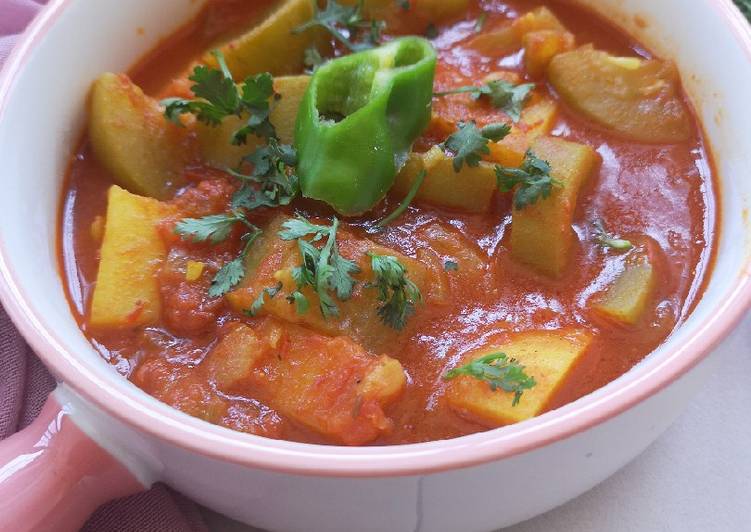 Louki Aloo sabzi