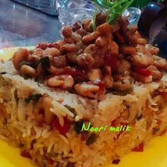 A picture of Mix_Vegetable_prawns_biryani.
