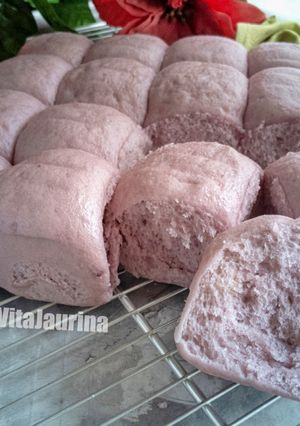 Foto resep Roti Sobek Ubi Ungu Kukus
