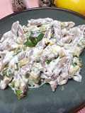 Pennette di grano saraceno con zucchine e crema di ricotta profumata alla menta e limone