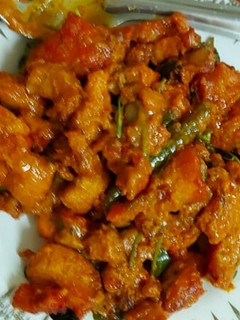 A picture of Chicken65.