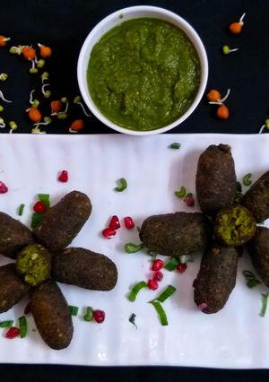 स्प्राउट फलाफल (Sprout Falafel recipe in Hindi) रेसिपी मुख्य फोटो