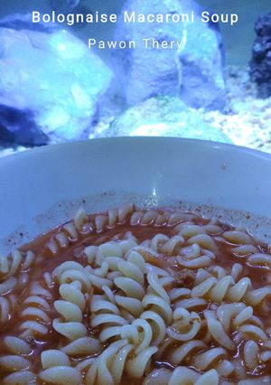 Foto resep Bolognaise Macaroni Soup