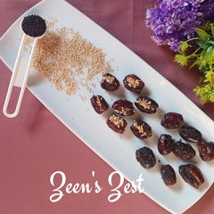 A picture of Dates and Sesame.