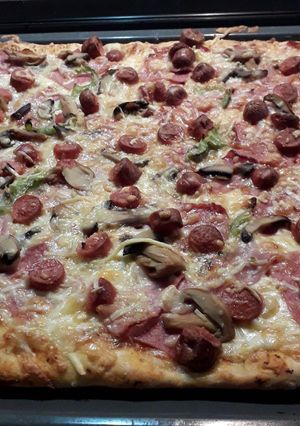 Φωτογραφία της συνταγής Πίτσα🍕🍕