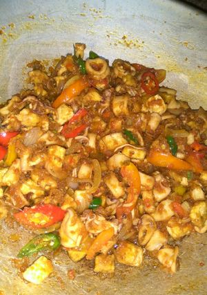 Foto resep Sambal Cumi Tahu Tempe