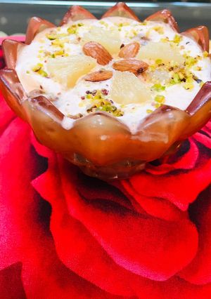 A picture of Pineapple 🍍 delight.(Eid special).