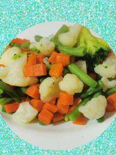Una foto de Ensalada multicolor