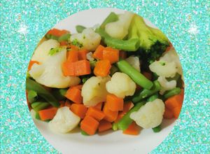 Una foto de Ensalada multicolor