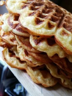 Low carb - Quark Waffeln Rezepthauptbild