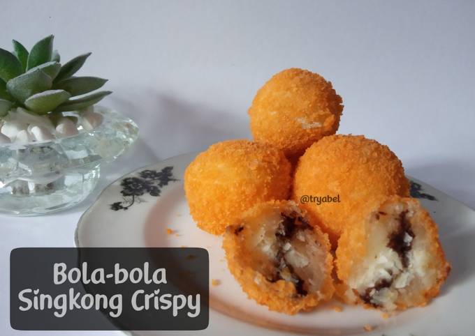 Resep Bola Bola Singkong Crispy Oleh Trya Amalia Cookpad