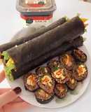 Cơm gạo lứt cuộn rong biển